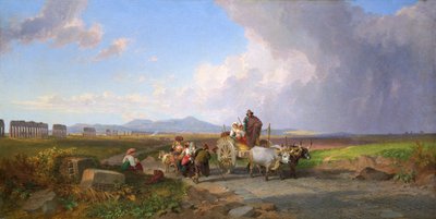 "Scene in the Roman Campagna", 1865 tekijältä Penry Williams