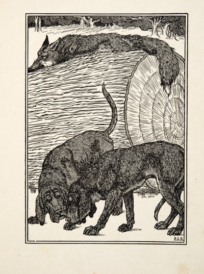 Ovela kuin kettu, sarjasta Sata anekdoottia eläimiä, pub. 1924 tekijältä Percy J. Billingshurst
