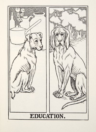 Kasvatus, Fontainen saduista, pub. 1905 tekijältä Percy J. Billingshurst