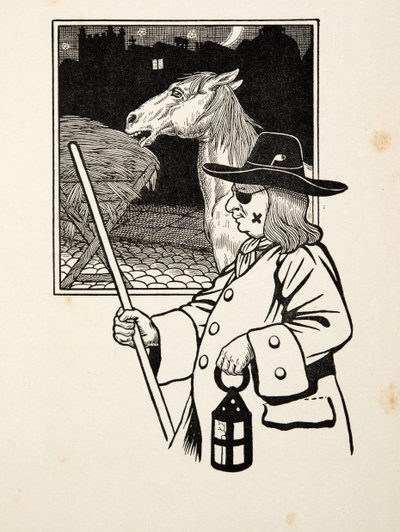 Ravinnonhaku, sarjasta A Hundred Anekdotes of Animals, pub. 1924 tekijältä Percy J. Billingshurst