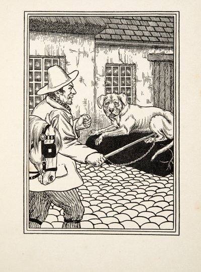 Immovable Fidelity, sarjasta A Hundred Anekdootes of Animals, pub. 1924 tekijältä Percy J. Billingshurst