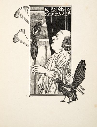 Opiskelu, julkaisusta A Hundred Anekdootes of Animals, pub. 1924 tekijältä Percy J. Billingshurst