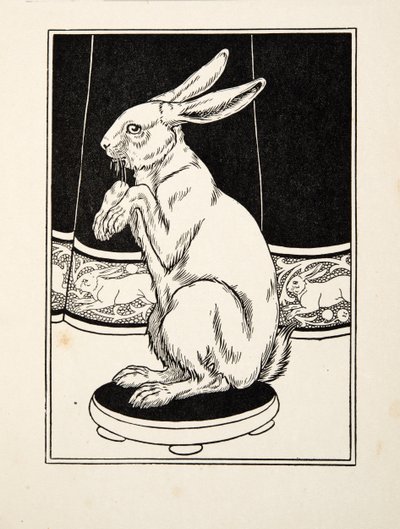 Kesyjä Jänikset, sarjasta A Hundred Anekdootes of Animals, pub. 1924 tekijältä Percy J. Billingshurst