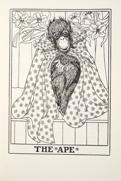 Apina, teoksesta Fontaine Fables, pub. 1905 tekijältä Percy J. Billingshurst