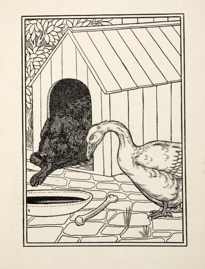 Koira ja hanhi, Sata anekdoottia eläimiä, pub. 1924 tekijältä Percy J. Billingshurst