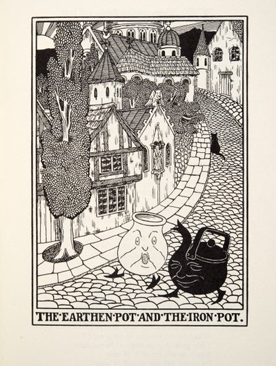 Maapata ja rautapata, Fontainen taruista, pub. 1905 tekijältä Percy J. Billingshurst
