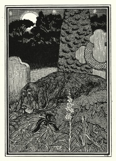 Montargisin koira (litho) tekijältä Percy James Billinghurst