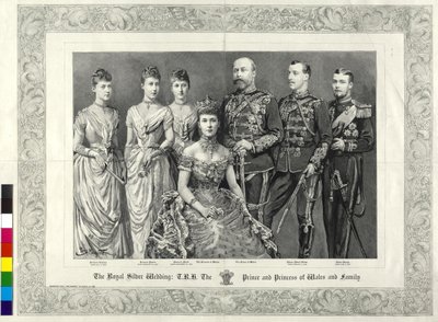 Englannin myöhempi kuningas Englannin kuningasperhe 1888 tekijältä Percy Macquoid