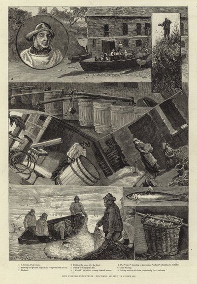 Kalastusteollisuutemme: Pilchard Seining Cornwallissa tekijältä Percy Robert Craft