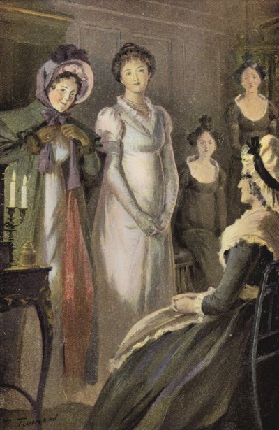 George Eliotin kuvitus Silas Marnerille (väri litho) tekijältä Percy Tarrant