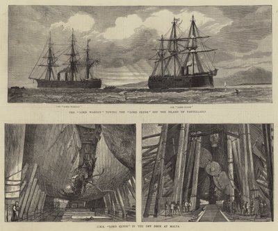HMS Lord Clyde tekijältä Percy William Justyne