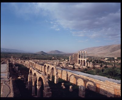Näkymä Anjarin kaupunkiin, 705-710 tekijältä Period Umayyad