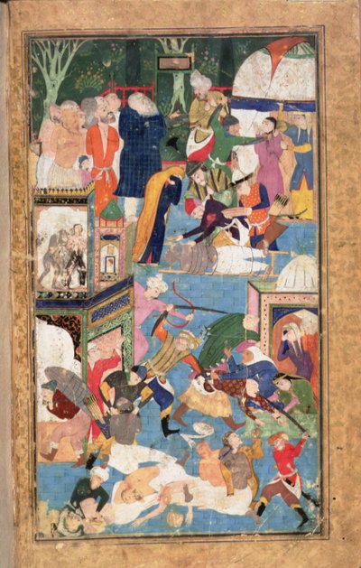 Afegeix 22703 fol.52v El saqueig d