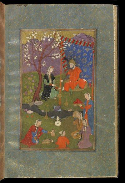 Jamshid in Khurshid, noin 1600 tekijältä Persian School