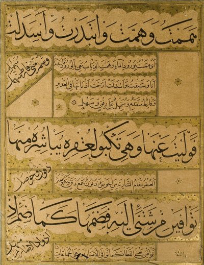 Sadin Gulistanin käsikirjoitus, 1787 tekijältä Persian School