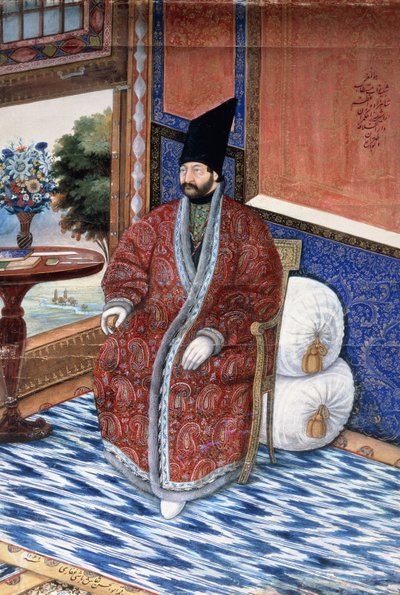 Prinssi Ardshir Mirzan muotokuva, n. 1852-3 tekijältä Persian School