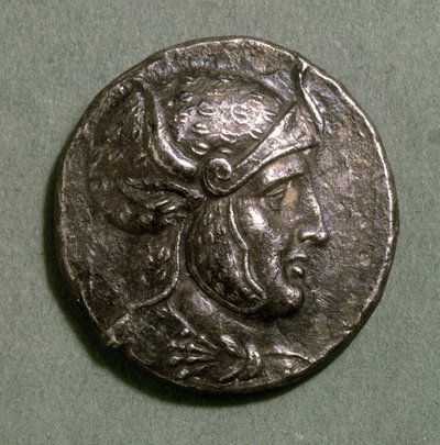 Seleukos I:n tetradrahma (n. 358-280) Syyrian kuningas, lyöty Persepoliksessa, noin 300 eaa. (hopea) tekijältä Persian School