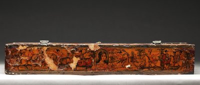 Työkalusarja, joka kuvaa pyhää perhettä, n. 1830 (sekoitettu media) tekijältä Persian School