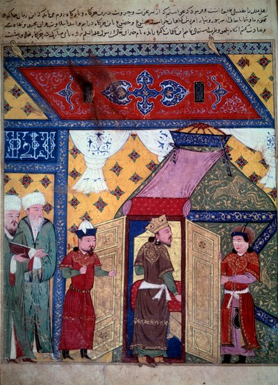 hallitsija Ghazan (Ghazan Khan tai Ghazan Mahmud, Arghounin poika ja Persian ilkhan tekijältä Persian School