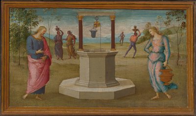 Kristus ja Samarian nainen tekijältä Perugino