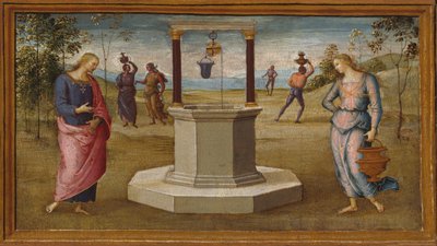 Kristus ja Samarian nainen, 150005. tekijältä Perugino