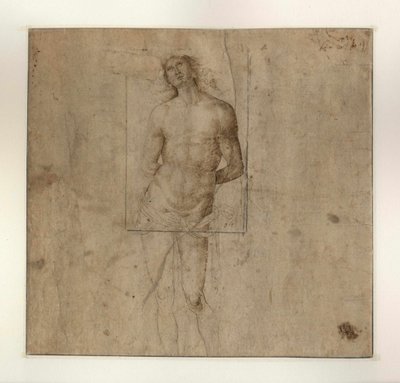 Pyhä Sebastian, n. 1500. tekijältä Perugino
