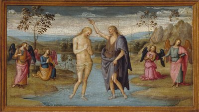 Kristuksen kaste, 150005. tekijältä Perugino