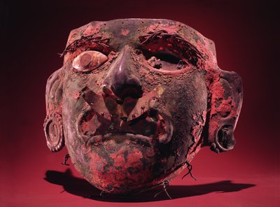 Incan Mask (kupariseos ja kuori) tekijältä Peruvian School