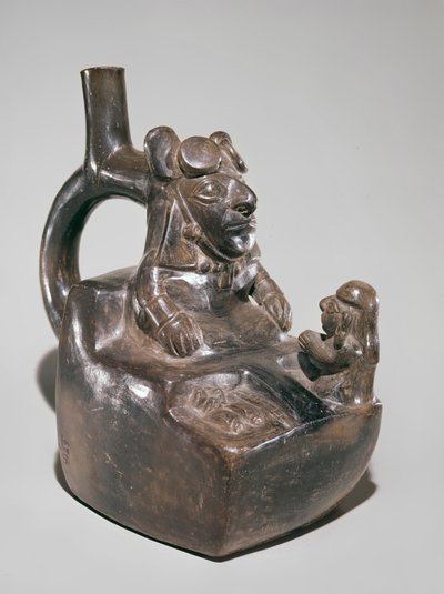 Kuningas saa fealty, Mochica (keramiikka) tekijältä Peruvian School