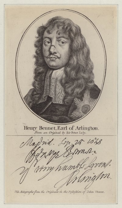 Henry Bennet tekijältä Peter (after) Lely