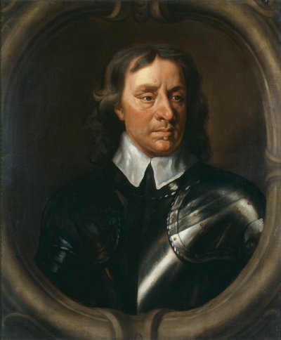 Oliver Cromwell, n. 1653-1655 (öljy kankaalle) tekijältä Peter (studio of) Lely