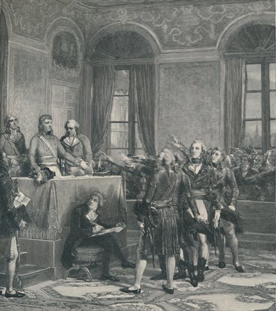 "Valtioneuvoston asettaminen...25. joulukuuta 1799", 1896. tekijältä Peter Aitken