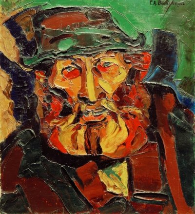 Maanviljelijän johtaja tekijältä Peter August Böckstiegel