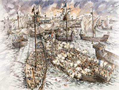 Doverin linnan piiritys, 1216, 1990-2010 tekijältä Peter Dunn