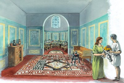 Lullingstonen roomalainen huvila, noin 2.-5. vuosisadalla, n. 1980-2010 tekijältä Peter Dunn
