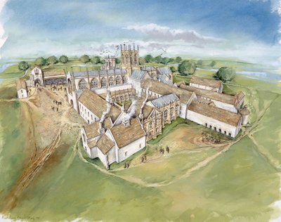 Muchelney Abbey, 1500-luku, 1990-2010 tekijältä Peter Dunn