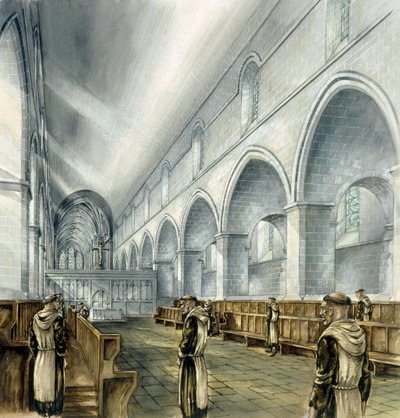 Rievaulx Abbey, 1200-luku, 1990-2010 tekijältä Peter Dunn