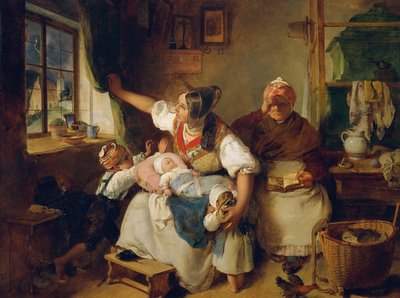 Myrsky, 1837. tekijältä Peter Fendi