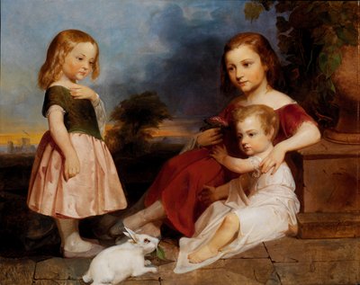 Muotokuva alamaisista lapsista, 1850. tekijältä Peter Frederick Rothermel