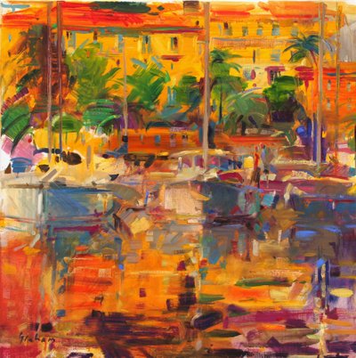 Cote dAzur -heijastuksia tekijältä Peter Graham (Contemporary)