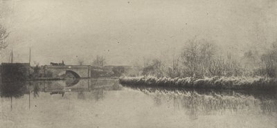 A Frosty Morning at Coltishall, 1890-1891, painettu 1893. tekijältä Peter Henry Emerson