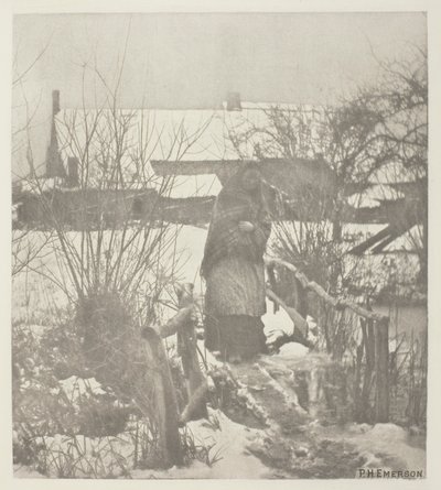 Liukas polku – talvimaisema (Norfolk) tekijältä Peter Henry Emerson
