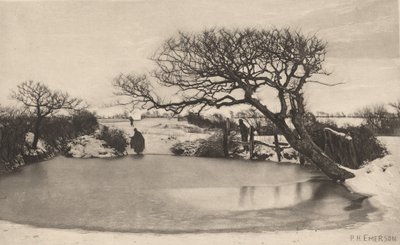 Talviaamu,1887 (kuva) tekijältä Peter Henry Emerson