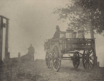 Lauttalla – Sumuinen aamu tekijältä Peter Henry Emerson
