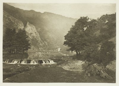 Dove Dalen sisäänkäynti, Derbyshire tekijältä Peter Henry Emerson