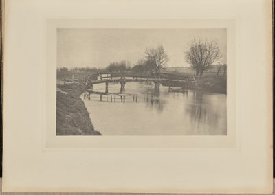 Jalkasilta lähellä Cheshuntia tekijältä Peter Henry Emerson