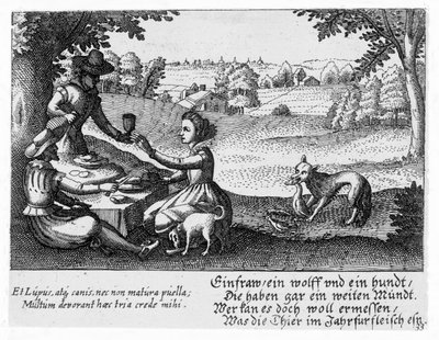 Piknik, noin 1650 tekijältä Peter I Rollos