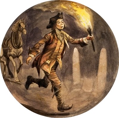 Poika juoksee vaunujen edessä taskulampun kanssa tekijältä Peter Jackson