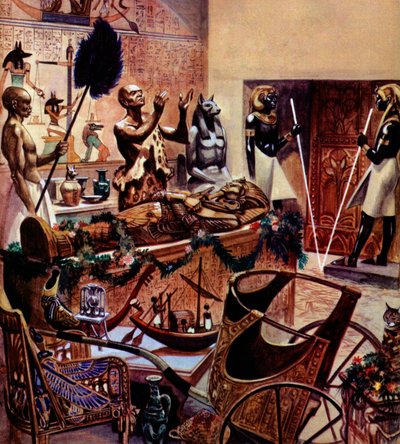 Tutankhamonin hautaaminen tekijältä Peter Jackson