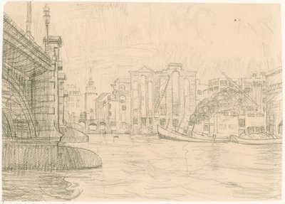 Palaneet varastot Blackfriars Bridgen varrella 1941 tekijältä Peter Jackson